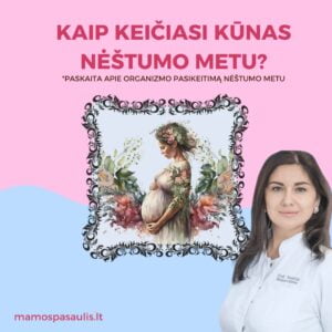 Kaip keičiasi kūnas nėštumo metu?